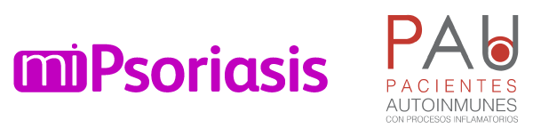 MiPsoriasis, en alianza con Asociación Pacientes Autoinmunes (PAU) - Logotipo de la campaña